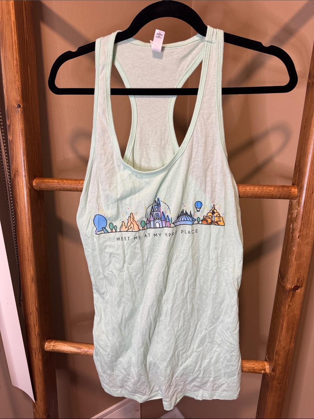 Meet me at my happy place Disney tank top